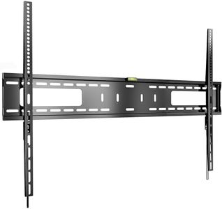 VIVO Black Extra Large Heavy Duty 60 to 100 Inch LCD Led Curved and Flat Panel Screen, TV Wall Mount Bracket with Max 900X600Mm Vesa (Mount-Vw100F)