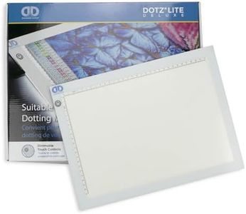 Diamond Dotz Dotzlite Deluxe Light-Up Tracing Pad - Light Board for Dotting, Drawing, Crafts, LED Table for Artists, Portable Light Box for Tracing