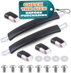 Luggage Handle Pull 2PCS 225mm Install Distance Black Rubber Luggage Case Handle Grip for Suitcase Box Luggage Case