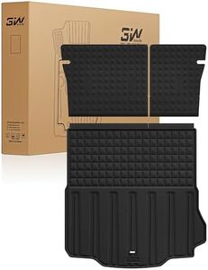 3W Seat Back Mats & Cargo Liner for 2026 2025 2024 Dodge Charger EV Accessories Floor Liners Trunk Cover Custom Fit TPE Heavy-Duty Liners