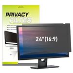 LAMA 24 Inch Computer Privacy Screen Filter, Universal Computer Monitor Privacy Filters (WxH:531mm*298mm), Anti-Spy/Anti-Scratch/Anti-Glare Protector for Widescreen Monitors(16:9)