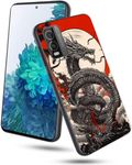 GFRGTFHYT for Nokia C210 Case for Nokia C210 Phone Case Slim Soft TPU Silicone Rubber Cover with Chinese Dragon Stylish Design for Women Wen Shock-Proof Protective Case for Nokia C210