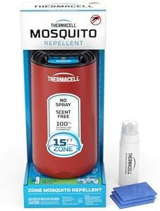 Thermacell Mosquito Repeller Patio Shield; Includes 12-Hour Refill; 15 Foot Zone of Protection; Highly Effective Mosquito Repellent for Patio; Deet Free Bug Spray Alternative; Scent Free