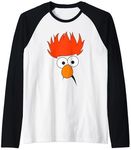The Muppets Beaker Face Raglan Base