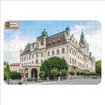 ABYZ University of Building in Ljubljana, Slovenia Wooden Puzzle, Play and Learn Educational Wooden Jigsaw Puzzle 252 Pieces | Toy for Improving Memory & Problem Solving | 6+ Year Old Kids