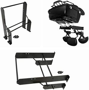 VPZMT H D Garage Detachables Storage Detach Depot Wall Rack Fits for Harley Touring, Road King, Electra Glide, Street Glide Tour Trunk Pack Pak Luggage Racks (Luggage Racks-2)