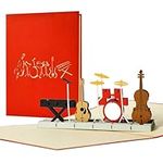 Birthday Card for Musicians and Music Lovers, 3D Pop Up, Inventive Voucher for a Visit to a Music Concert or Festival I Small Gift for Him or for Her, H16