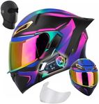 Modular Motorcycle Helmet with Blue