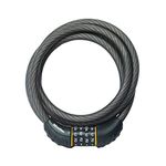 Master Lock 8122D Combination Cable Lock, 6-Feet x 1/2-Inch Black