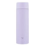 Zojirushi SM-ZB48-VM Water Bottle, Screw, Stainless Steel Mug, Seamless, Direct Drinking, 16.2 fl oz (480 ml), Lilac Purple