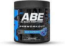 All Black Everything Pre Workout Powder | 30 Servings | Blue Razz | 350mg Caffeine | Nootropic Pre-Workout Blend | Beta Alanine + Citrulline | Energy Supplement for Men and Women