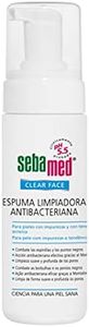 Sebamed - Clear face espuma limpiadora antibacteriana, combate granos, puntos negros e impurezas de la piel, limpieza intensiva y antibacteriana, 150ml