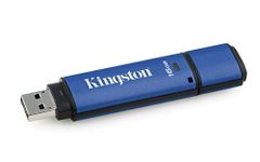 Kingston Data Traveler Vault Privacy USB 3.0 Flash drive, 16 GB DTVP30, 256 Bit AES Encrypted FIPS 197