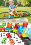 Train Set for Toddlers w/Steam, Mus