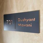 MustHome | Name plate for home entrance | Wood Personalized Name Plate with 3D Letters | Door name plates | Name Plate For Home, Office & Outdoor Entrance | 15X30 cm | Wooden | Diwali gifts