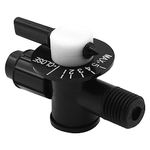 MULAN 1/4" NPT Control Valve with Nut Compatible with Rainbow Automatic Chlorine/Bromine Pool and Spa Feeder Models 300, 302, 300-19, 300-29, Aftermarket Part