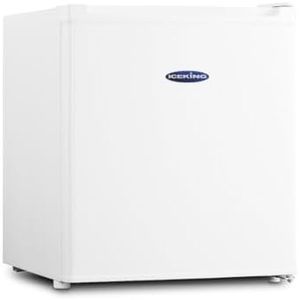 ICEKING TT35EW Table Top Freezer, 33L Capacity, White, Reversible Door, Adjustable Thermostat, Energy Efficient, Quiet Operation – Ideal for a Kitchen, Utility Room, Office or Bedroom