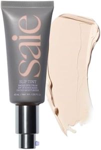 Saie Slip Tint SPF 35 Tinted Moisturizer - Light Coverage Moisturizer + Broad Spectrum Zinc Oxide Sunscreen with Hydrating Hyaluronic Acid - Shade One (1.35 oz)