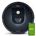 irobot® Roomba® 981 Connected Robot Vacuum Cleaner - 2 Rubber Brushes - Ideal for Pets - Recharge and Resume Work - Compatible with Braava® Jet M6 and Voice Assistants - Power Boost