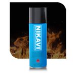 NIKAVI SP+ Automotive Rust Paint | High Heat Black Spray Can | Multi-Surface DIY Spray Paint | Quick Drying Gloss Finish for Bikes, Cars, Metal, Wooden Furniture, Plastic & Walls - 400ML - High Heat Black
