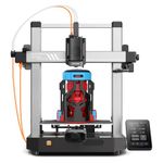 ANYCUBIC Kobra 3 V2 FDM 3D Printer, Supports 4/8 Multicolor Printing, 720p Camera for Monitoring, Enhanced Auto Leveling & Upgraded Nozzle for Larger Prints, Perfect for Beginners and Experts