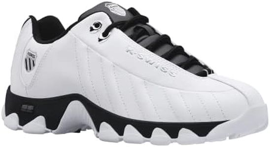 K-Swiss Men's ST329 CMF Sneaker, White/Black, 7.5 M