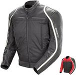 Joe Rocket Comet Men's Textile Motorcycle Jacket (Red/Black, XX-Large)