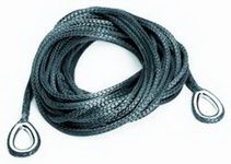 WARN 69069 ATV Synthetic Winch Cable Rope Extension with Loop Ends: 1/4" Diameter x 50' Length, 2 Ton (4,000 lb) Capacity