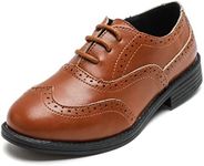 DADAWEN Boy's Classic Lace-Up Oxfor