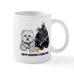 CafePress Scottie & Westie Best Friends Mug 11 oz (325 ml) Ceramic Coffee Mug