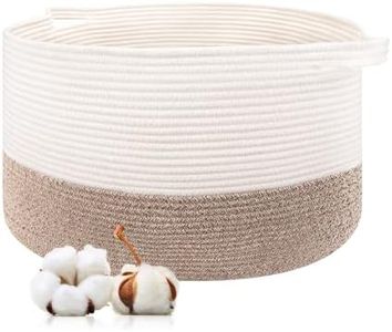 Cesto Portabiancheria Grande XXL per Bambini Giocattoli Cesto Portaoggetti con Manico Intrecciato Pieghevole Ripostiglio Bagno per Coperte Cuscini Giocattoli Nella Stanza dei Bambini (55CM*35CM)