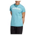 adidas Men Cotton M LIN SJ T Sports T-Shirts PREBLU,(XS)