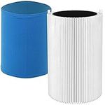 Spares2go Filter Kit compatible with Blueair Air Purifier HEPA Carbon Sleeve Blue Pure 411 3210 Joy S