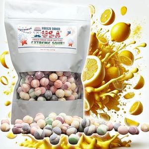 Freeze Dried Extreme Sour Cosmic Crunch Candy - Deliciously Crunchy with Intense Sour Flavor - Freeze Dried Candy for All Ages - Candies for Snacking & Parties