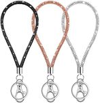 3 Pieces Bling Wristlet Keychain Wr