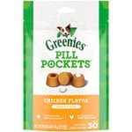 GREENIES PILL POCKETS Dog Treats Tablet Size Natural Soft Chicken Flavor, (30 Treats) 3.2oz. Pack