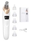 YOGVAYNA 5 in 1 Derma - Rechargeable Electric blackhead remover vacuum machine - Derma Suction - face cleaner machine - Acne, Pore Cleaner, Whitehead Remover All Skin Types - Pimple Cleaner