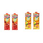 Real Fruit Power, Pomegranate, 1L (Pack of 2) and Real Fruit Power, Mixed Fruit, 1L (Pack of 2)
