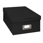 Pioneer Photo Albums B-1BLK Photo Storage Box, Black