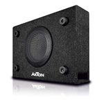 AXTON ATB120: Compact 20 cm / 8 Inch Housing Subwoofer, 300 Watt, Small Bass Reflex Bass Box for Car, Truck and Motorhome, Plug & Play Easy Installation