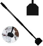 CASL Brands Steel Sidewalk Ice Scraper - Spring-Loaded Ice Chopper for Driveway with Extra-Thick Blade