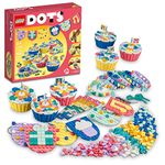 LEGO DOTS Ultimate Party Kit 41806 Arts & Crafts Kit Perfect for Kids Birthday Party Age 6-10, Party Bag Fillers, Birthday Party Games and Crafts with Toy Cupcakes, Friendship Bracelets, Bunting