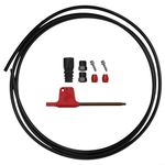 2M Hydraulic Disc Brake Hose Replacement Line Kit Fit for SRAM RED AXS Force AXS ETap Mountain Road Bike Black(Black)