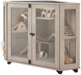 unipaws Chinchillas Cage with Ramp,