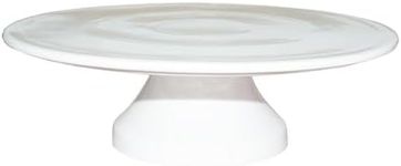 JINLICOME Cake Stand,Round Cake Stand,White Cake Stands,Ceramic Cake Stands for Weddings,Birthday Parties,Baby Shower and Other Party (10 Inch)