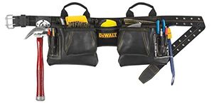 Custom Leathercraft Dewalt DG5472 12-Pocket Carpenter's Top Grain Leather Apron