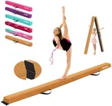 AWSUM Foldable Balance Beam for Kids, 10ft Anti-Slip Gymnastics Equipment w/Carry Bag, Suede Cover, Toddler to Teen, for Home Training School