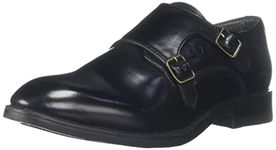 Don Diego Men's Double Monk Shoes - DD7013-Black-42