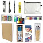 Artway A4 Art Kit/GCSE and A-Level Course Kit – Back to School Art Supplies - Ideal art set for GCSE and A-Level students studying creative/art courses.