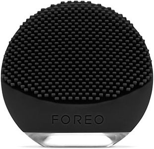 FOREO Luna Go Portable Silicone Cleansing Brush for a Smother Shave and Reducing Razor Burns for Men, 122g